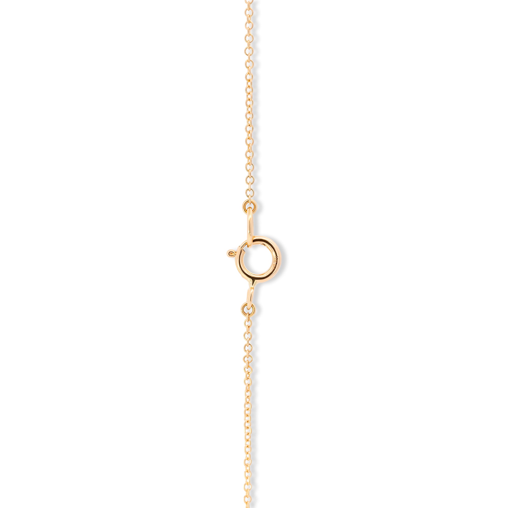 Diamond Baguette Charm Necklace