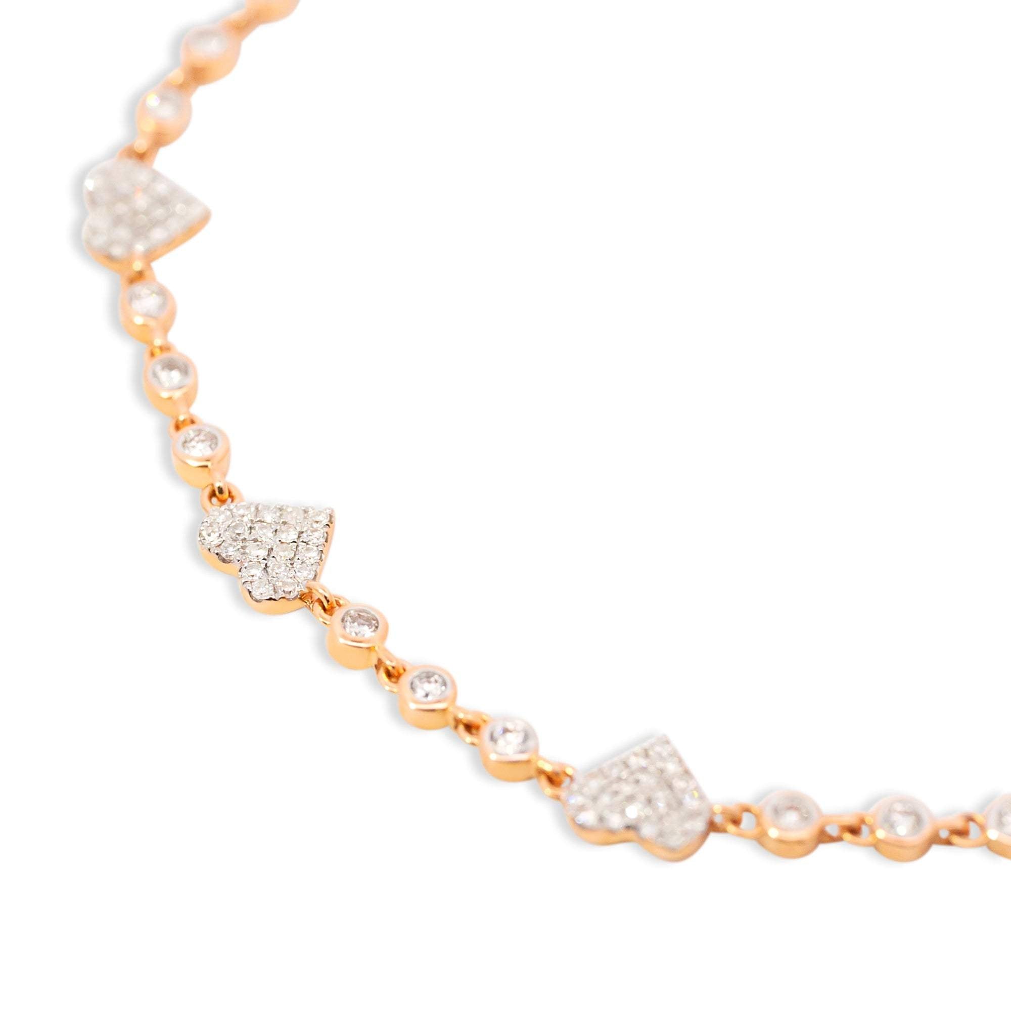 Diamond Heart Bracelet