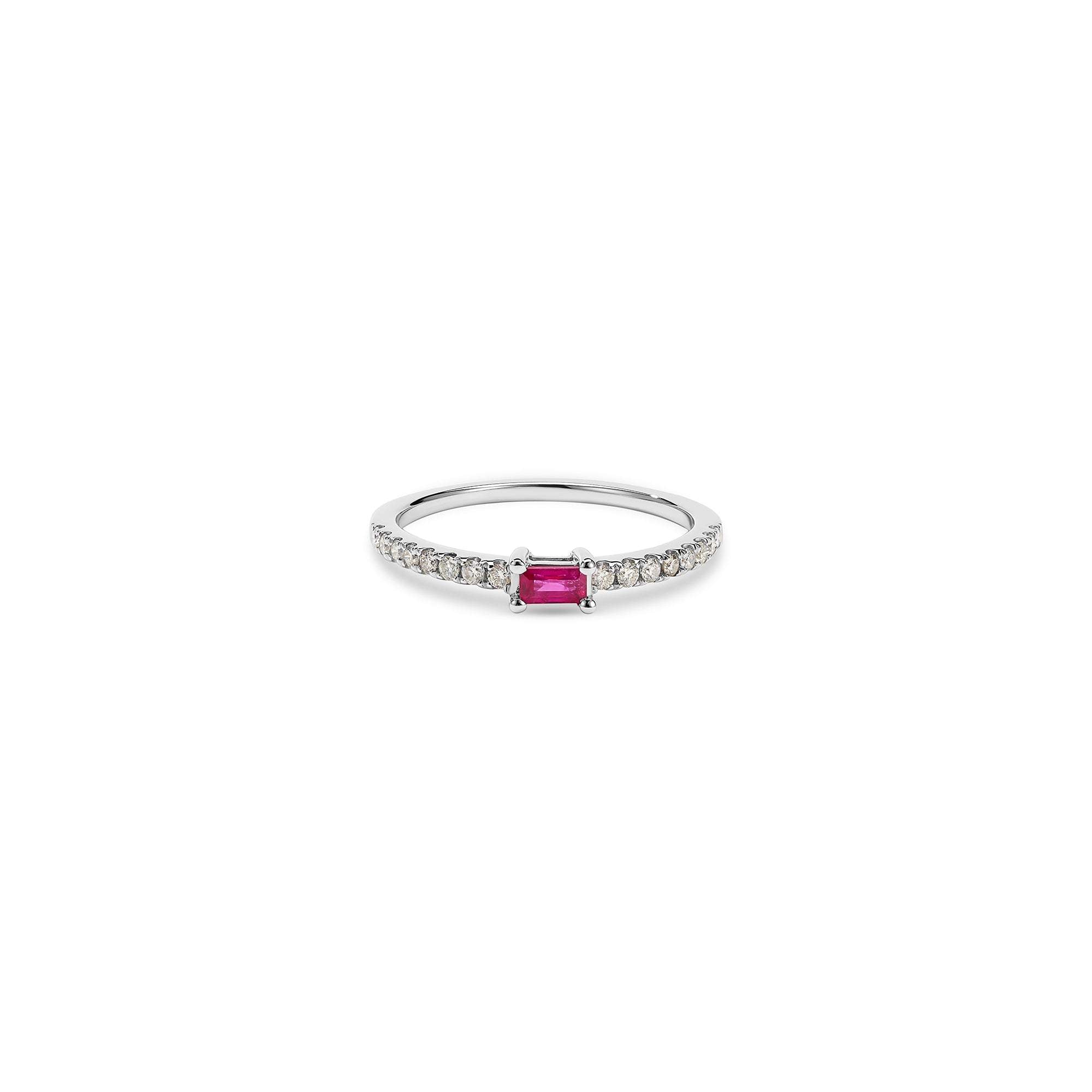 Single Ruby Ring