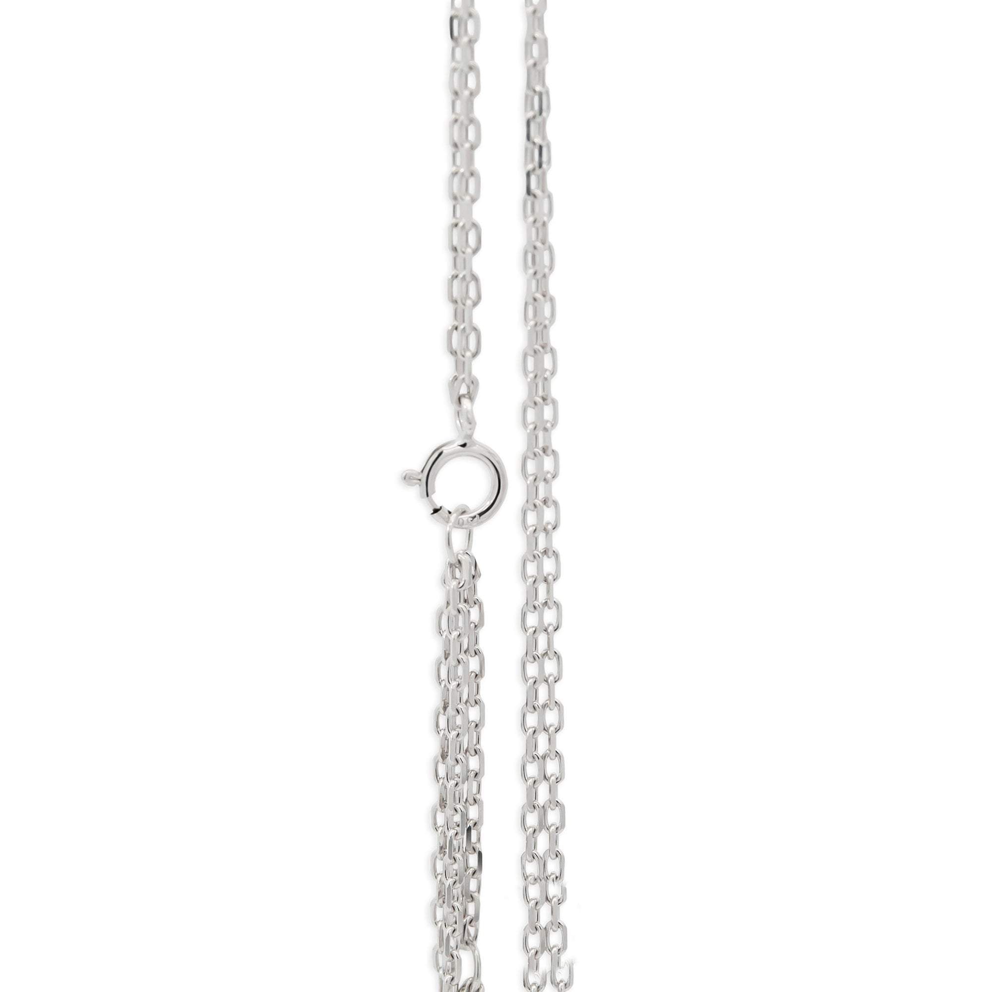 Diamond Cluster Chain Necklace