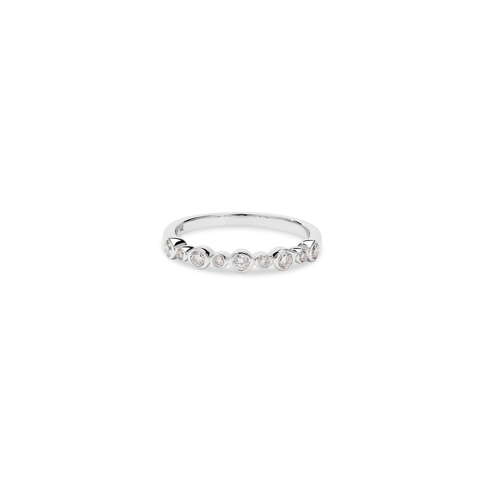 Diamond Bezel Set Ring