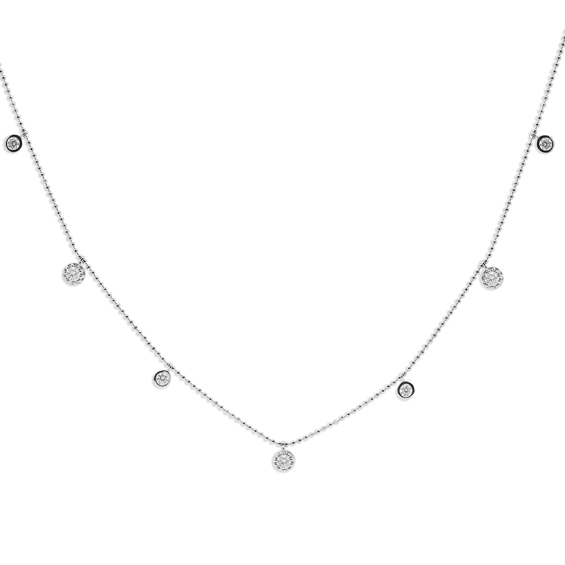 Diamond Droplets Necklace