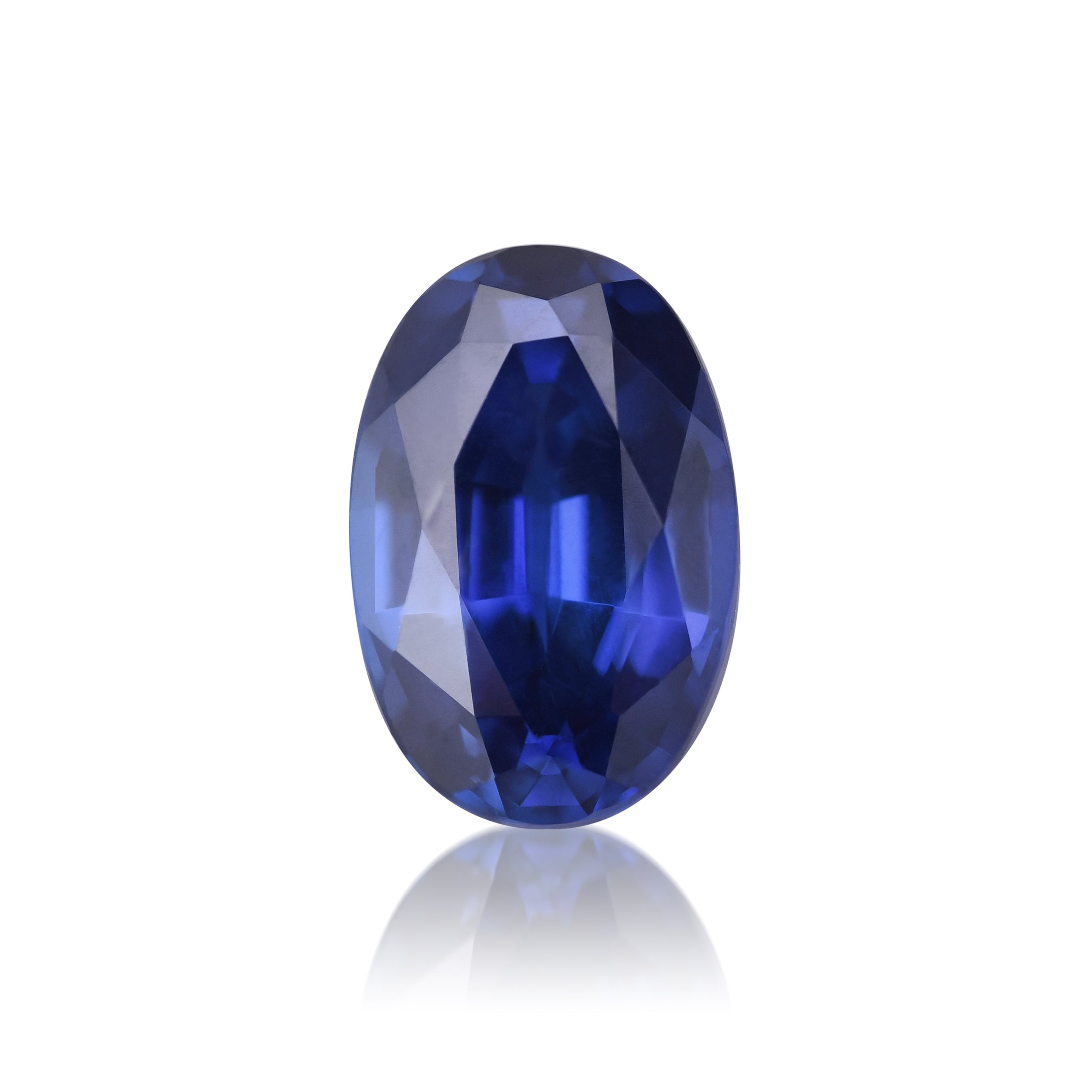 Diamond Oval - sapphire - 0.5 - thumbnail