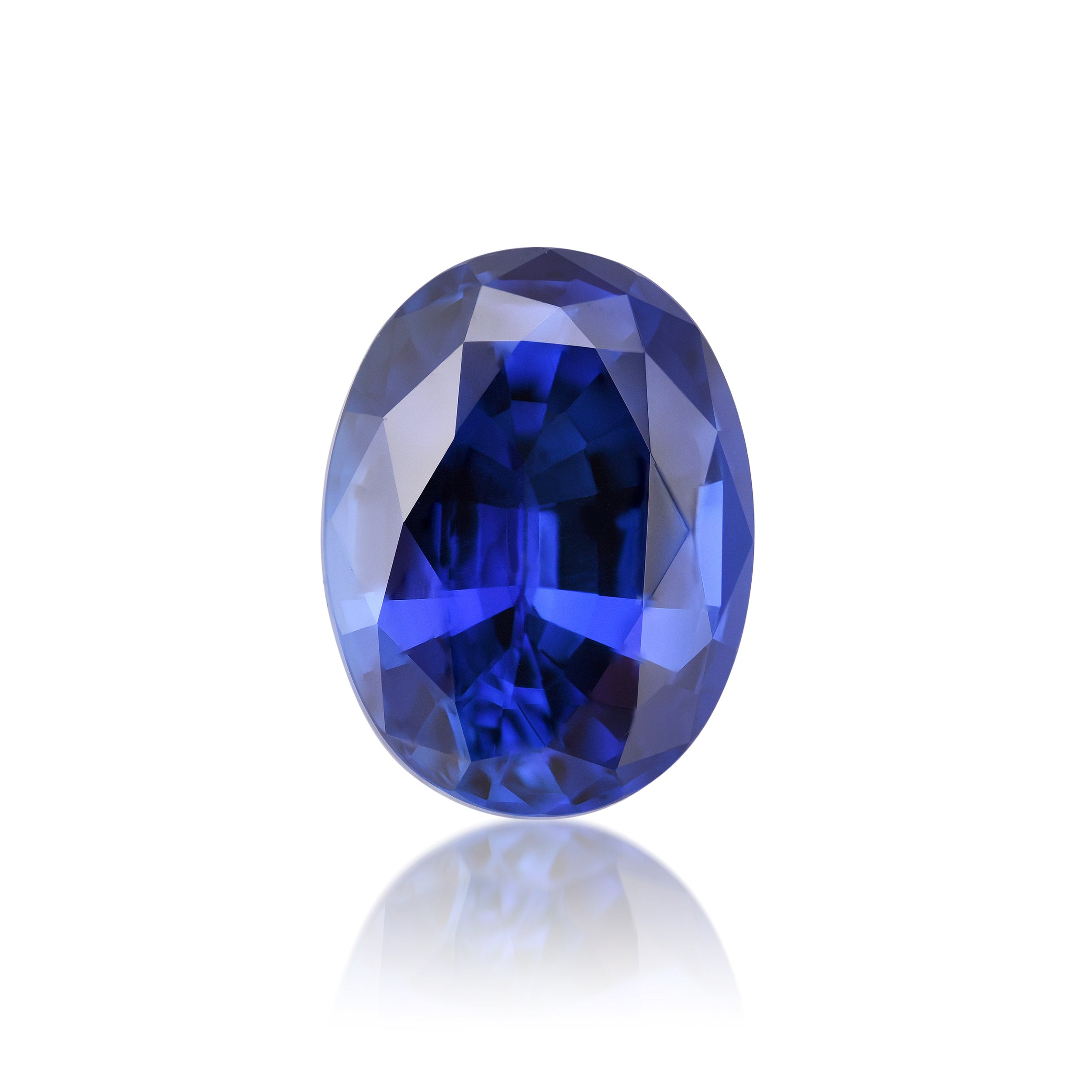 Diamond Oval - sapphire - 1 - thumbnail