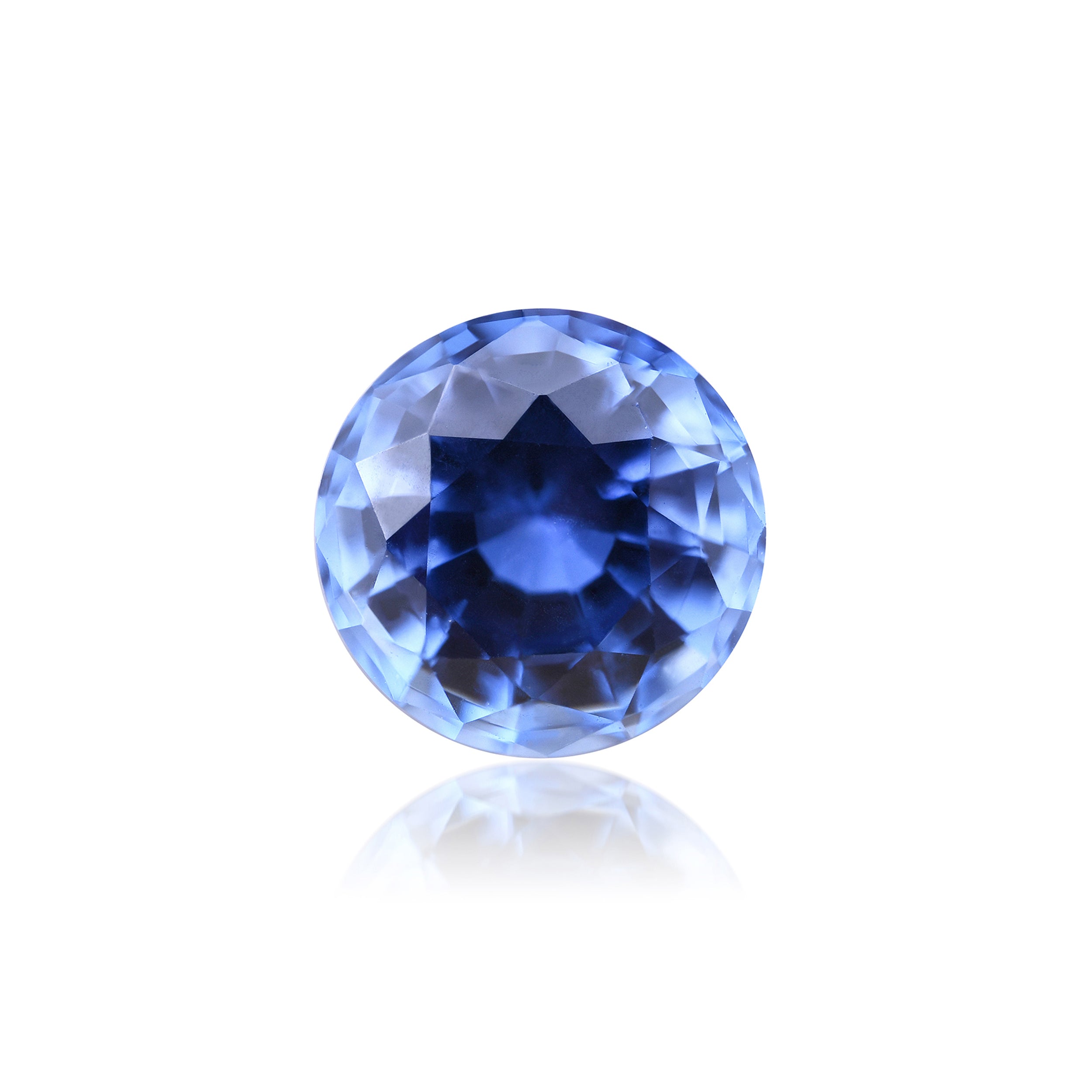 Diamond Round Brilliant - sapphire - 0.5 - thumbnail