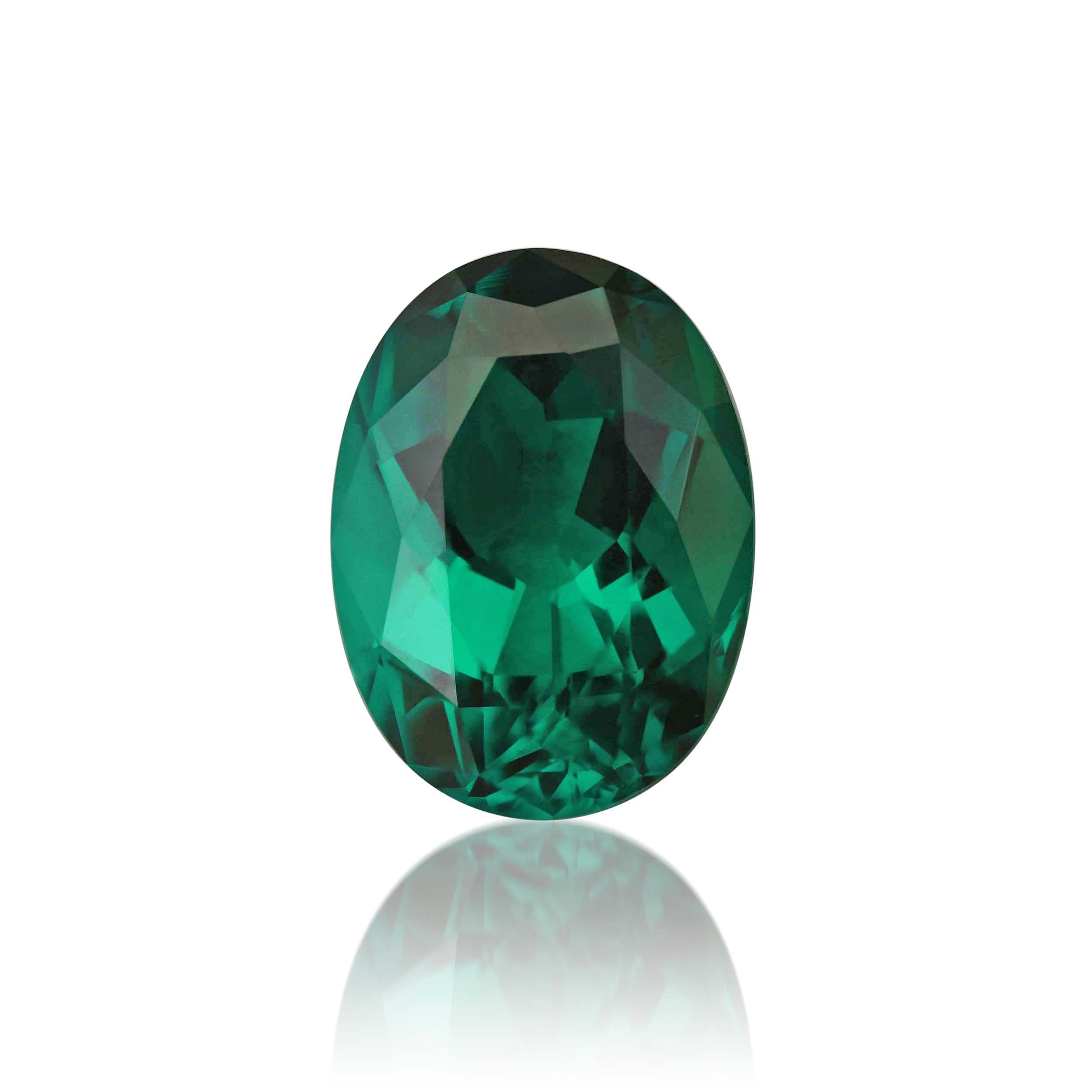 Diamond Oval - emerald - 1 - thumbnail