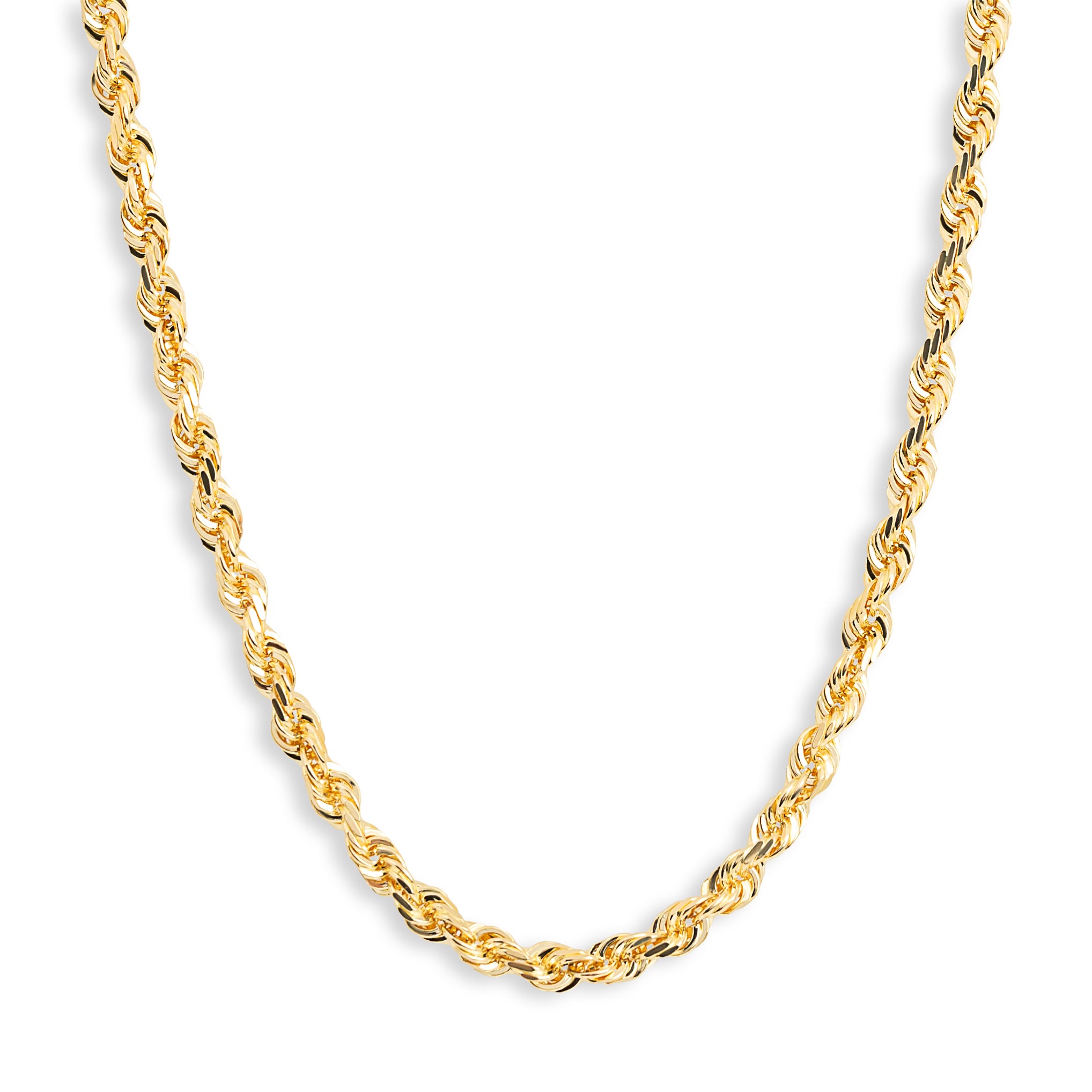 3.8mm Rope Chain Necklace