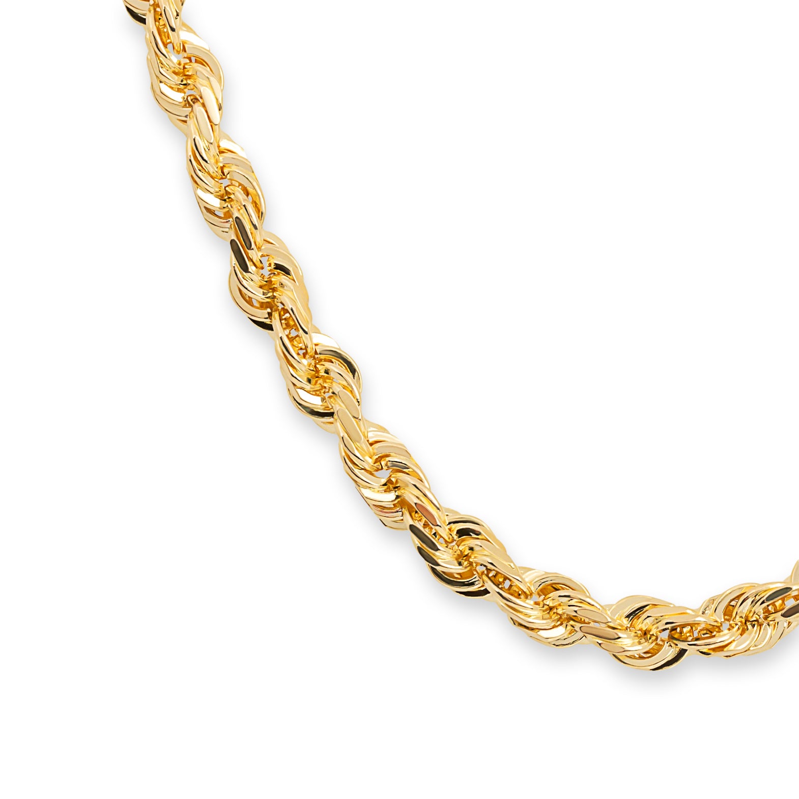 3.8mm Rope Chain Necklace