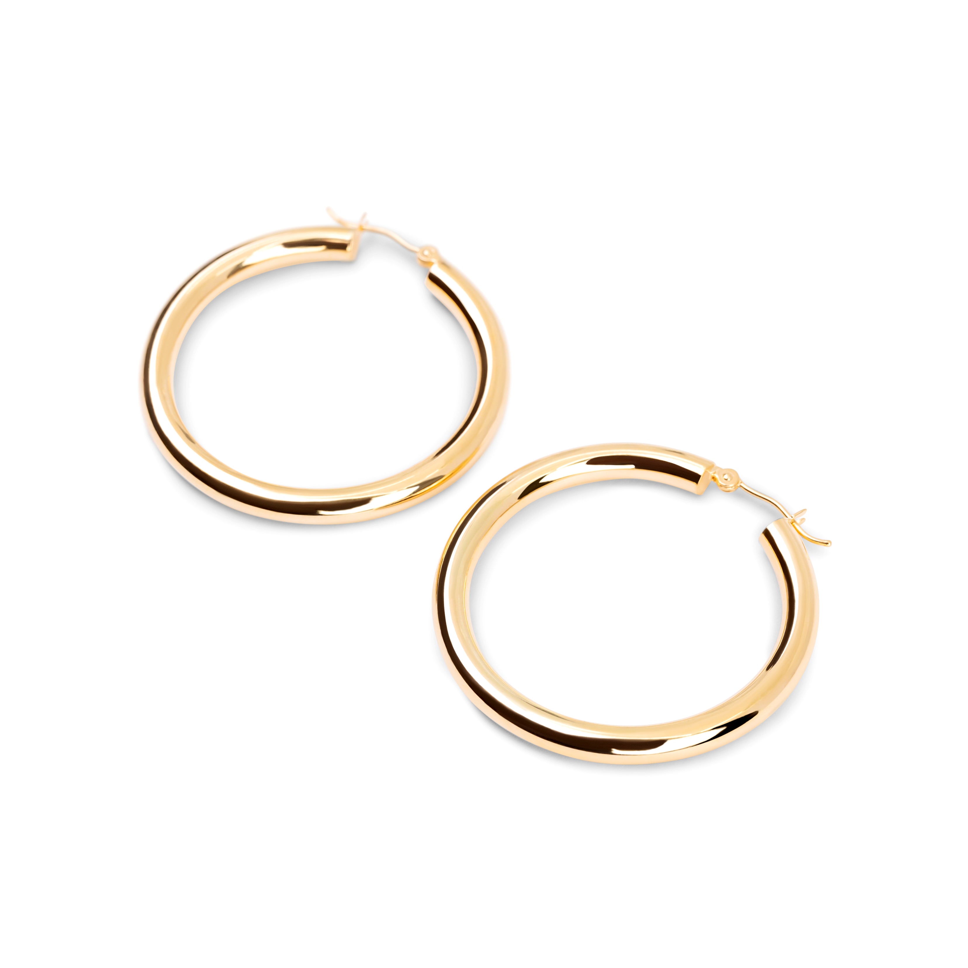 THICK WIRE 60MM HOOP EARRINGS – Riah Fashion