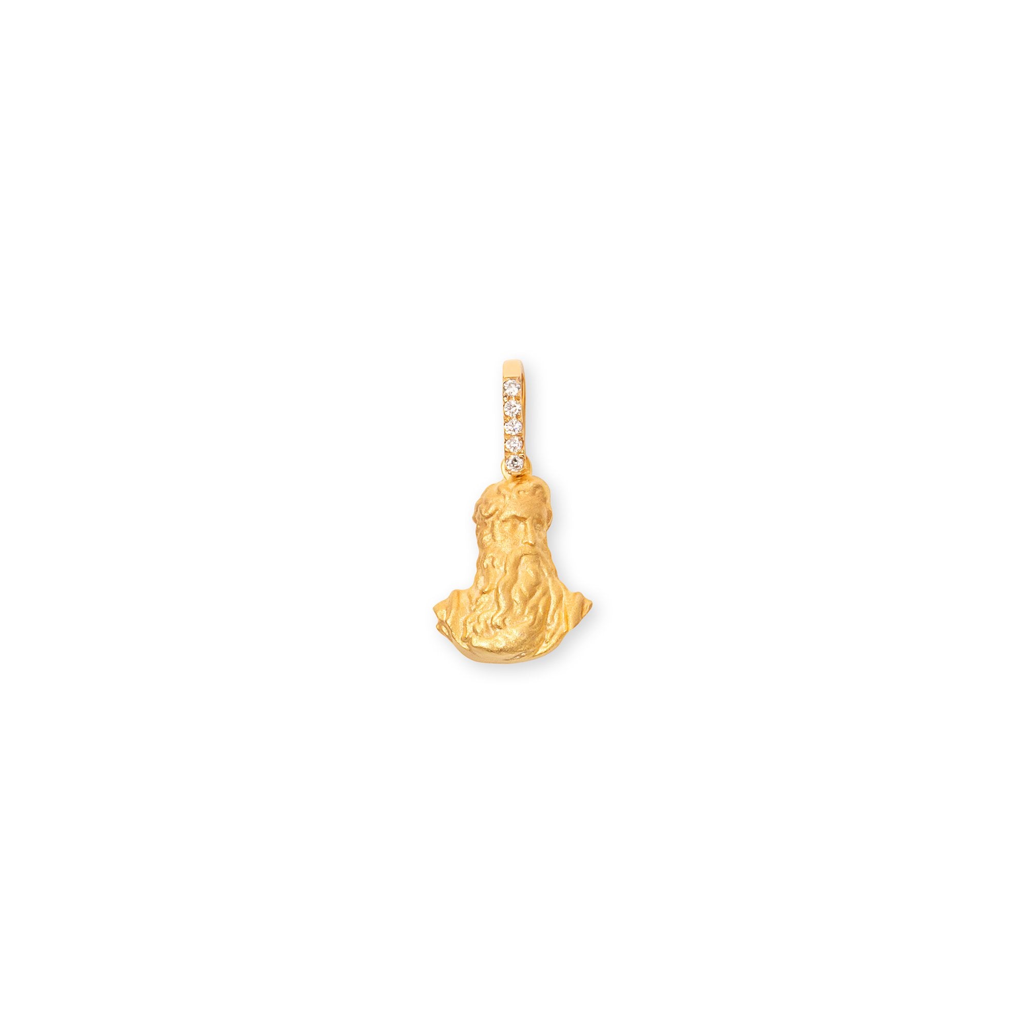 YELLOW GOLD PICO MOSES PENDANT