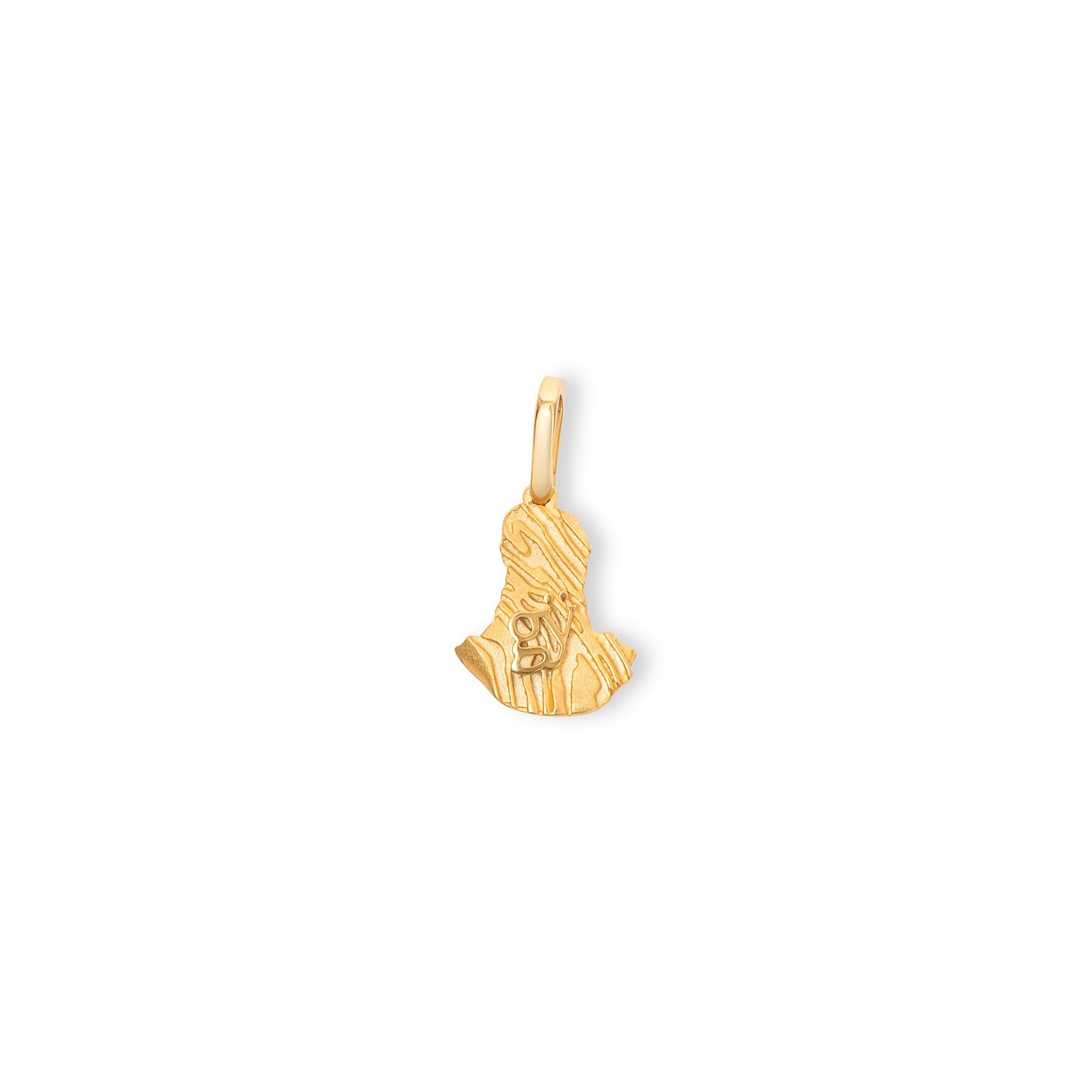 YELLOW GOLD PICO MOSES PENDANT