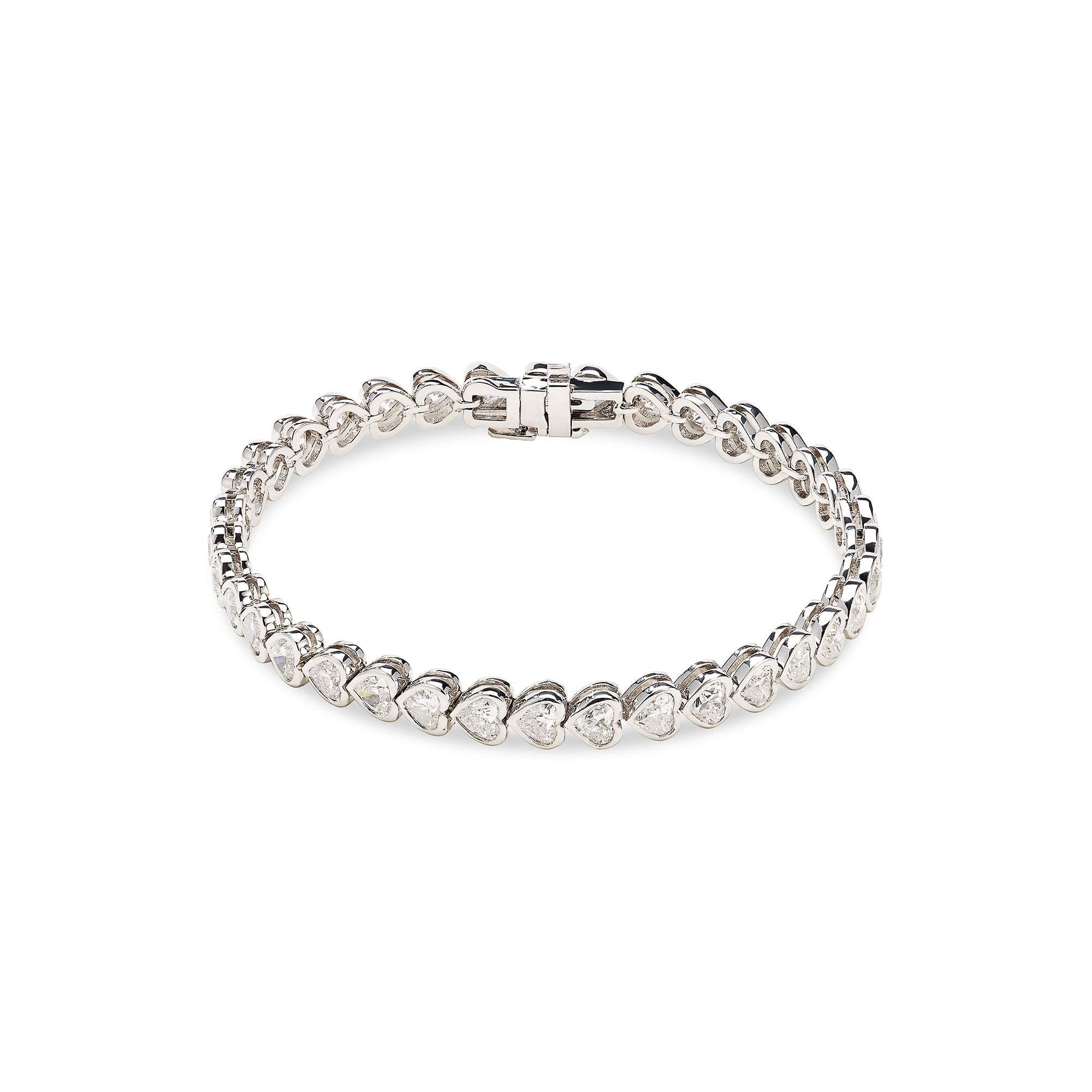 Diamond Heart Bracelet