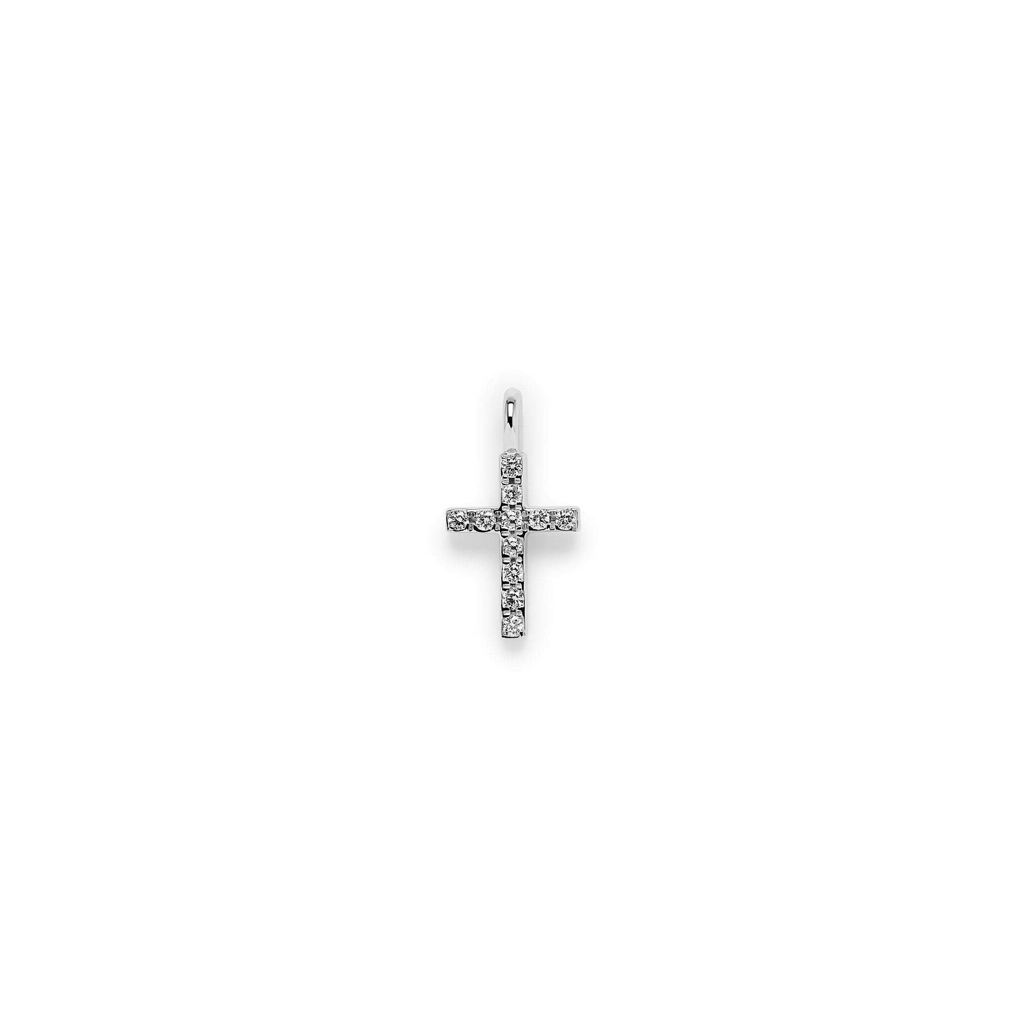 Pico Diamond Cross Pendant