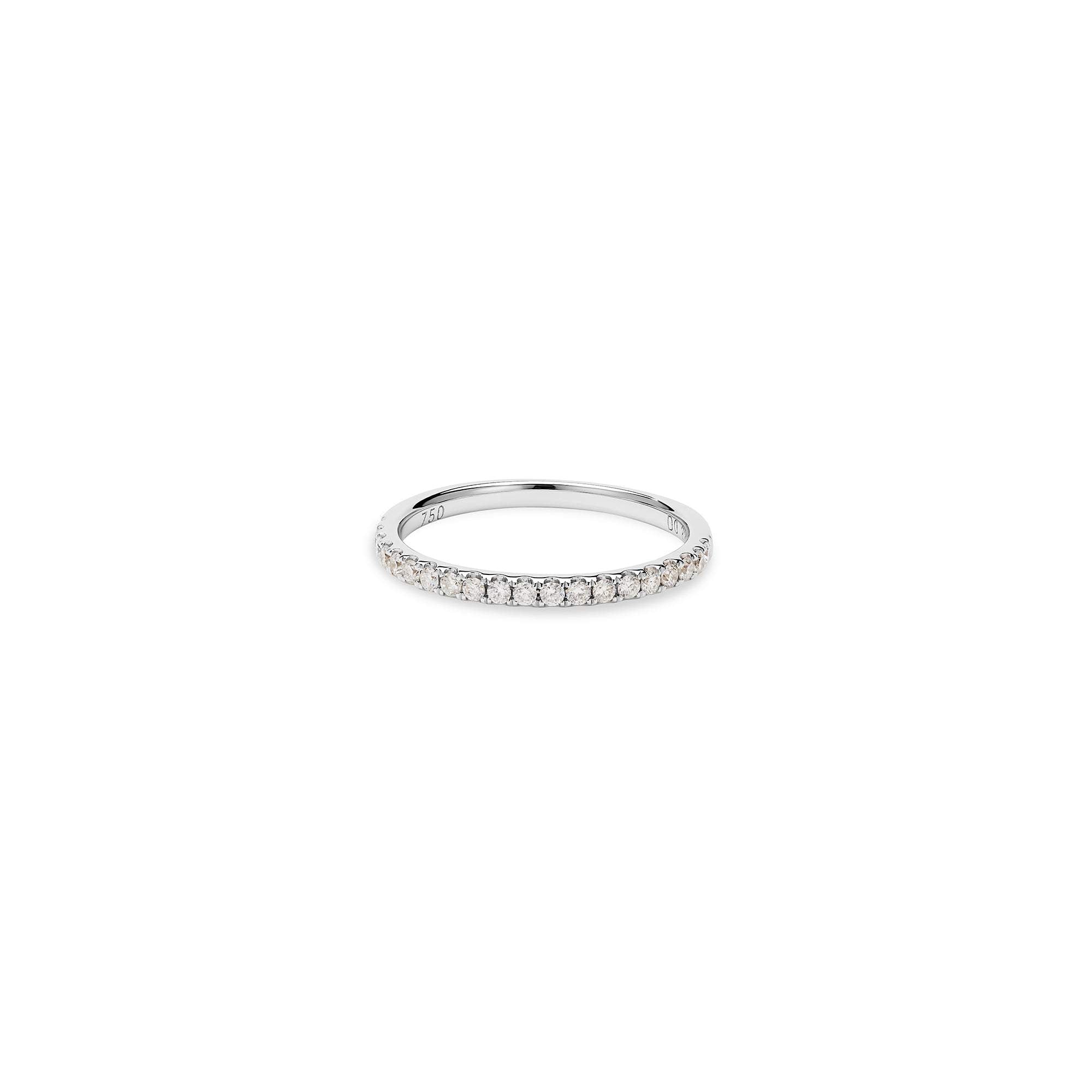 Petite Half Diamond Eternity Ring