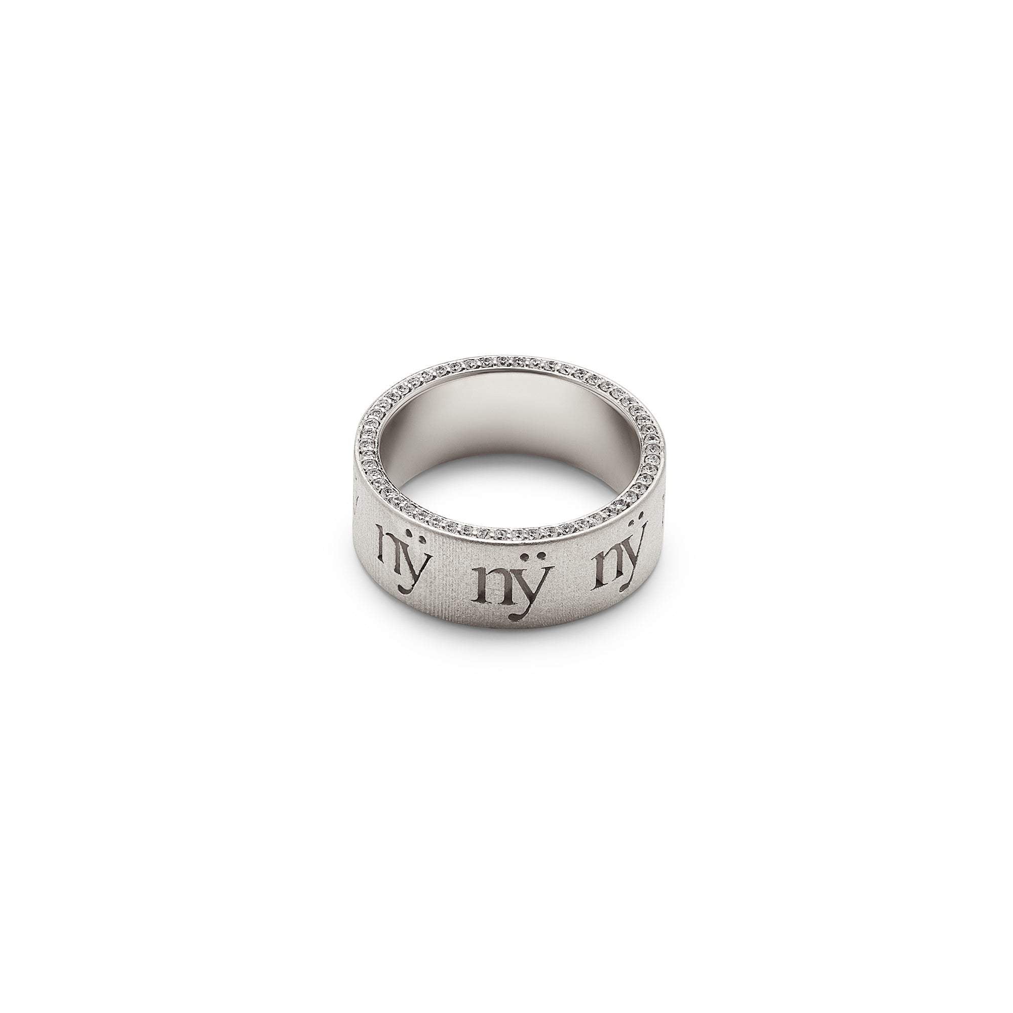 NY Diamond Repeat Ring