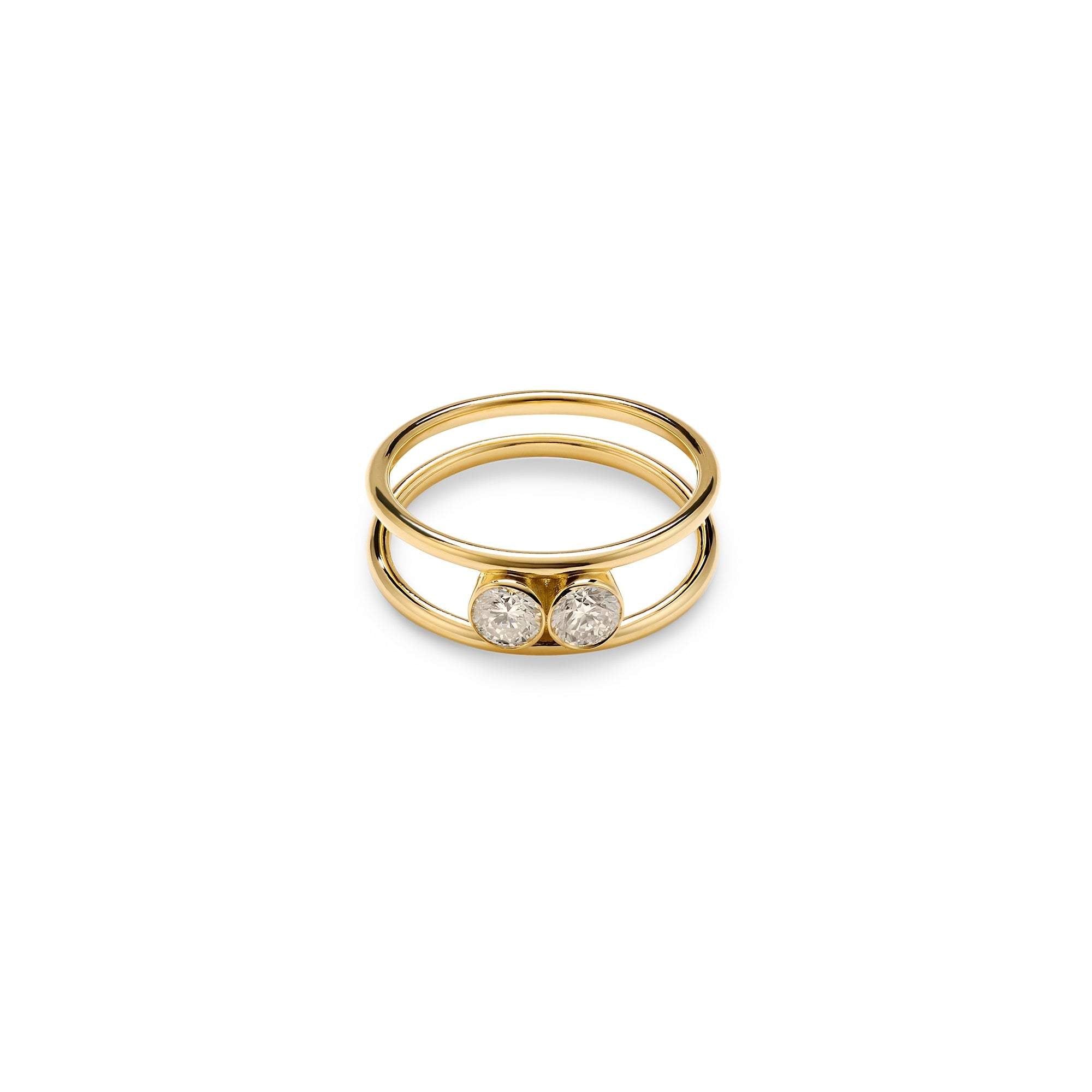 Umlaut Pico Hoop Ring