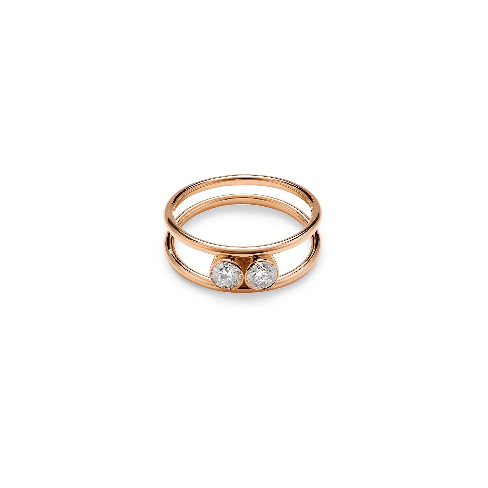 Umlaut Pico Hoop Ring