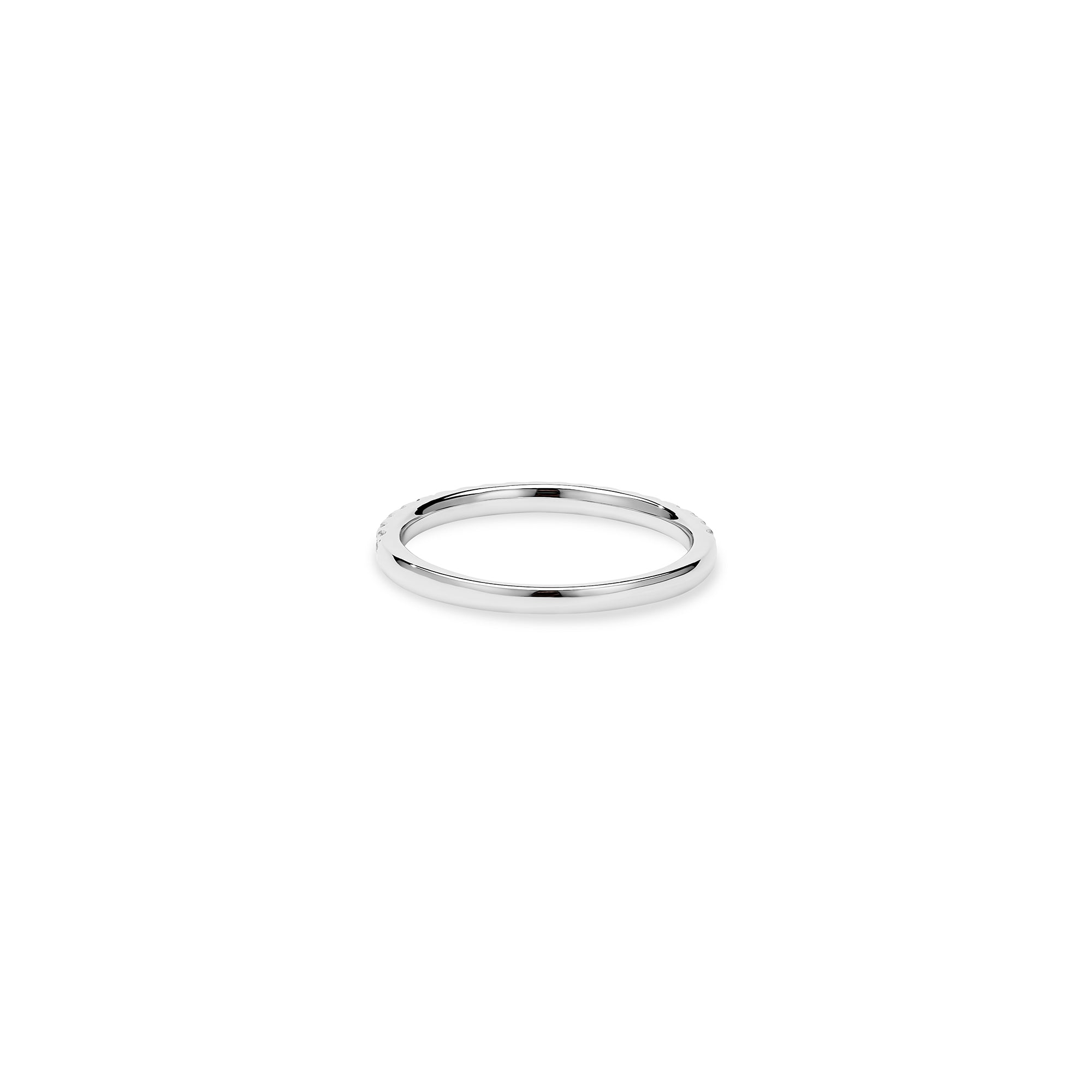 Petite Half Diamond Eternity Ring